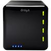 Drobo Hard drive array - 4 bays ( SATA-300 ) - 0 x HD - FireWire 800, Hi-Speed USB (external) DR04DD10